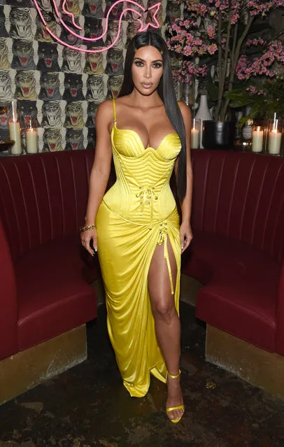 Founder and CEO, KKW Kim Kardashian attends an intimate dinner hosted by The Business of Fashion to celebrate its latest special print edition “The Age of Influence” at Peachy's/Chinese Tuxedo on May 8, 2018 in New York City. (Photo by Dimitrios Kambouris/Getty Images for The Business of Fashion)