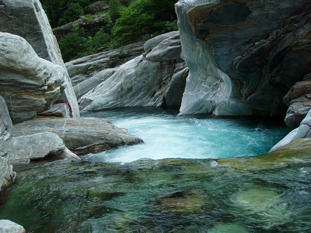 Crystal Clear Waters of Verzasca River