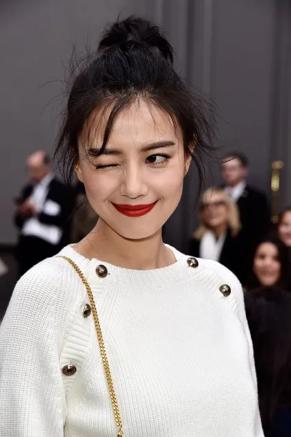 Yuan Yuan Gao attends the Chloe show as part of the Paris Fashion Week Womenswear Fall/Winter 2016/2017 on March 3, 2016 in Paris, France. (Photo by Pascal Le Segretain/Getty Images)