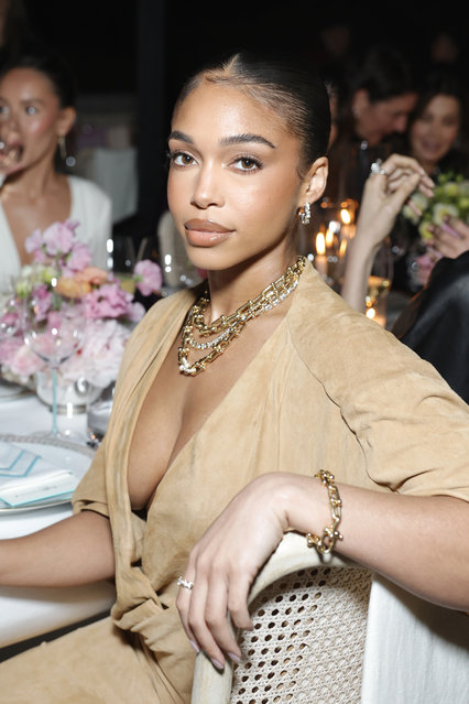 American model Lori Harvey attends the Tiffany & Co. Celebration of the launch of Blue Book 2024: Tiffany Céleste at The Beverly Estate on April 25, 2024 in Beverly Hills, California. (Photo by Stefanie Keenan/Getty Images for Tiffany & Co.)
