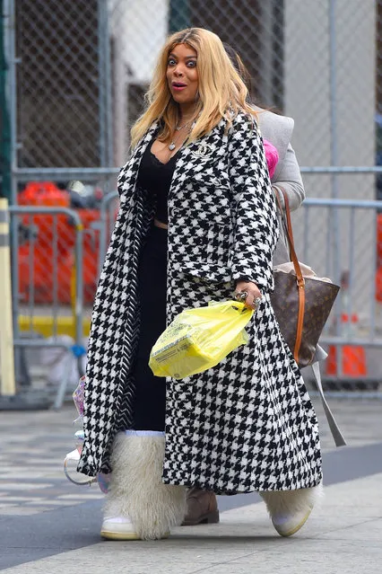 Wendy Williams seen out walking in Manhattan on  February 18, 2020 in New York City. (Photo by Robert Kamau/GC Images)
