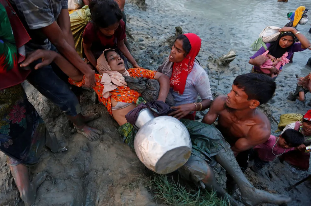 Rohingya River Crossing