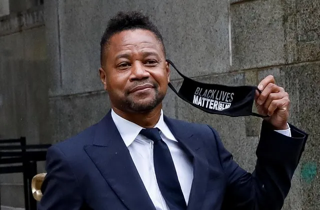 Actor Cuba Gooding Jr. departs after a hearing at New York Criminal Court in the Manhattan borough of New York City, New York,U.S., August 13, 2020. (Photo by Brendan McDermid/Reuters)