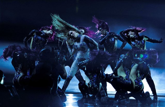 Jennifer Lopez performs during the 2025 American Music Awards, in Las Vegas, Nevada, U.S., May 26, 2025. (Photo by Mario Anzuoni/Reuters)