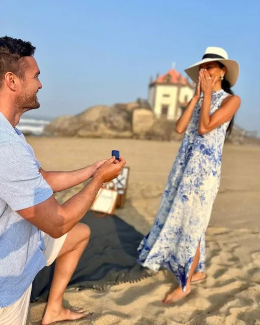 American singer-songwriter Nicole Scherzinger gets engaged to her boyfriend Thom Evans in the last decade of June 2023. (Photo by Instagram)