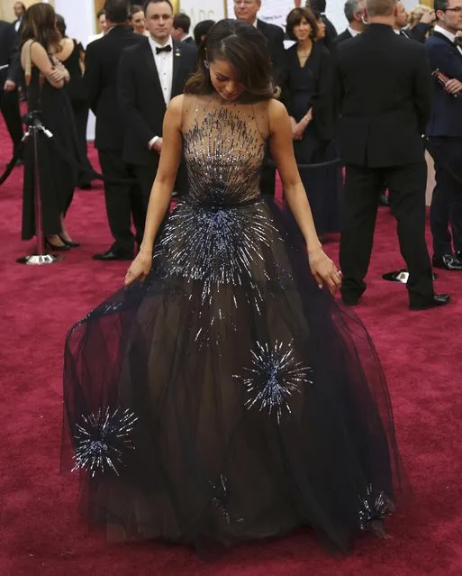 Actress Jamie Chung arrives at the 87th Academy Awards in Hollywood, California February 22, 2015. (Photo by Robert Galbraith/Reuters)