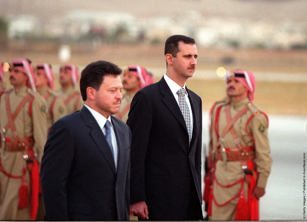 За сирию и башара. Король Иордании Абдалла. Башар Асад видеокадр. Башар Асад в ОАЭ. Абдалла 2 и Башар Асад.