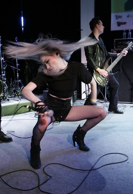 Ivy Levan is seen on the Universal Music Group stage at the SXSW 2015 Experience, Friday, March 20, 2015, in Austin, Texas. (Photo by Jack Dempsey/Invision for Universal Music Group/AP Images)