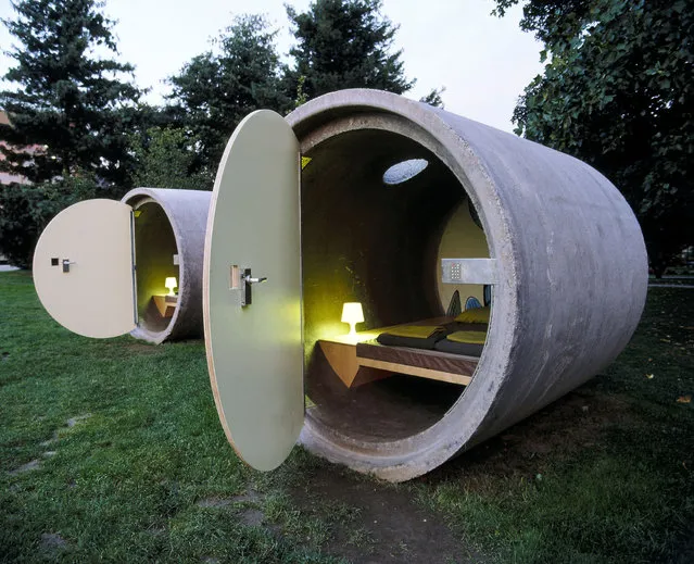 Sleepaway In A Sewer Pipe At Dasparkhotels in Austria And Germany