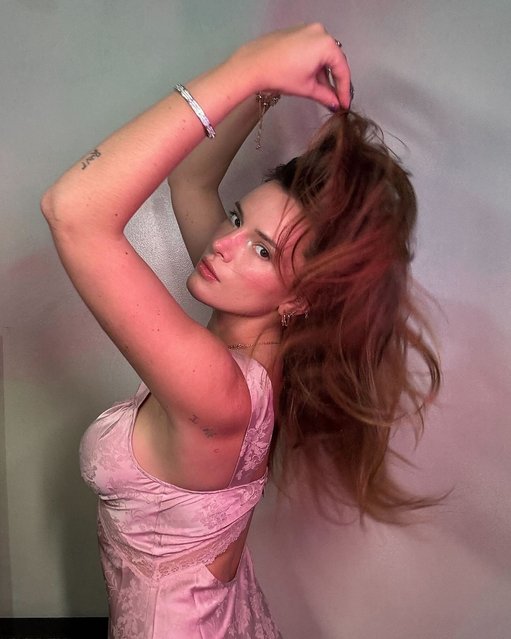 American actress and singer Bella Thorne in the last decade of November 2024 reveals her obsession with “Wicked”. (Photo by bellathorne/Instagram)
