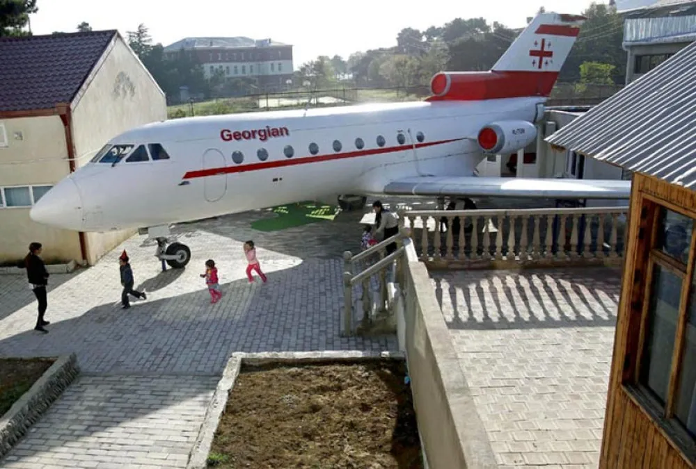 Aeroplane Turned Into Kindergarten 