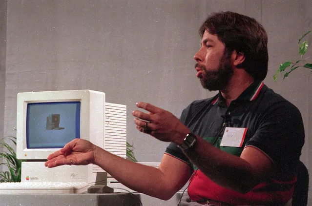 Steve Wozniak, creator of Apple's first computer, sits by the new Apple IIgs in Cupertino, Calif., on September 16, 1986. (Photo by Steve Castillo/AP Photo)
