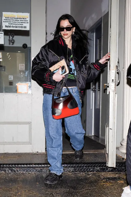British-Albanian singer Dua Lipa is seen in SoHo on March 08, 2023 in New York City. (Photo by Gotham/GC Images)