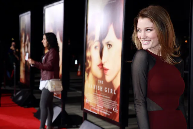 Ashley Hinshaw seen at Focus Features Los Angeles premiere of 'The Danish Girl' at Regency Village Theatre on Saturday, November 21, 2015, in Los Angeles, CA. (Photo by Blair Raughley/Invision for Focus Features/AP Images)