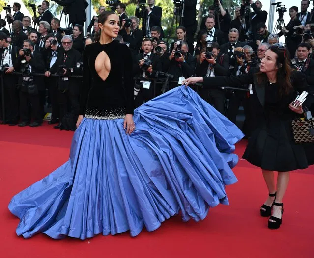 American model Olivia Culpo arrives for the premiere of the film “Asteroid City” during the 76th Cannes Film Festival at Palais des Festivals in Cannes, France on May 24, 2023. (Photo by Mustafa Yalcin/Anadolu Agency via Getty Images)