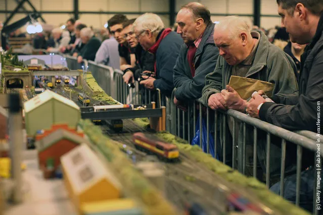  Enthusiasts gather for the Model Rail Scotland exhibition