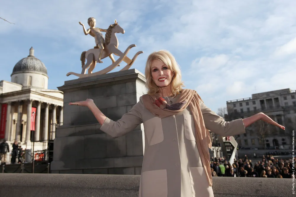 Joanna Lumley Unveils The Latest Fourth Plinth Statue