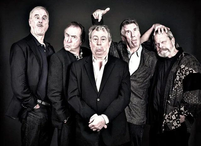 Undated handout photo issued by Python (Monty) Pictures Ltd of (left to right) John Cleese, Eric Idle, Terry Jones, Michael Palin and Terry Gilliam. (Photo by Andy Gotts/PA Wire)