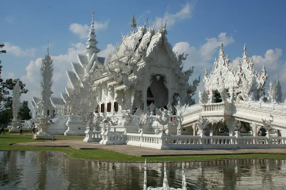 Wat Rong Khun Temple in Chiang Rai Thailand