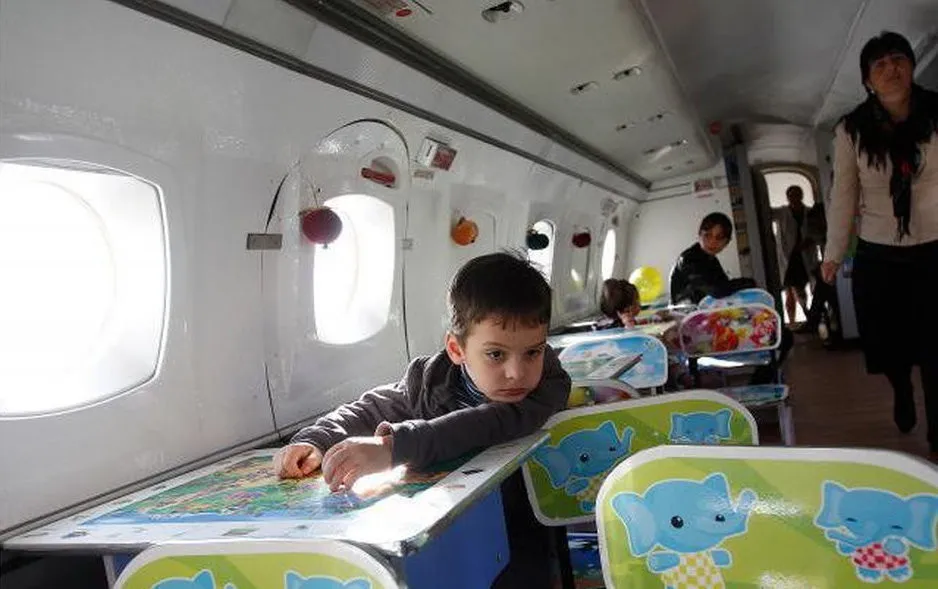 Aeroplane Turned Into Kindergarten 