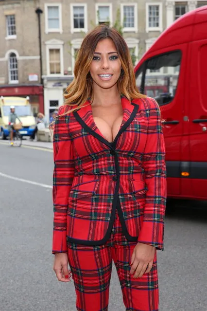 Pascal Craymer attend the Ashley Isham catwalk show during London Fashion Week at Freemason's Hall on September 17, 2016 in London, England. (Photo by Ana M. Wiggins/Splash News)