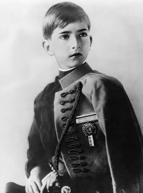 Photo shows latest picture of little king Peter II of Yougoslavia in his national costume, December 1, 1934. (Photo by AP Photo)