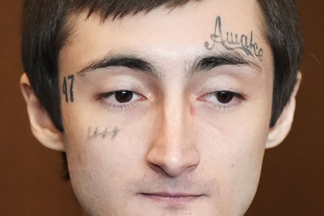 Robert E. Crimo III, appears for a case management meeting before Judge Victoria A. Rossetti at the Lake County Courthouse Wednesday, April 24, 2024, in Waukegan, Ill. Crimo III is charged with killing seven people and wounding dozens more in a shooting at an Independence Day parade in the suburban Chicago town of Highland Park, Ill. (Photo by Nam Y. Huh/Pool via AP Photo)