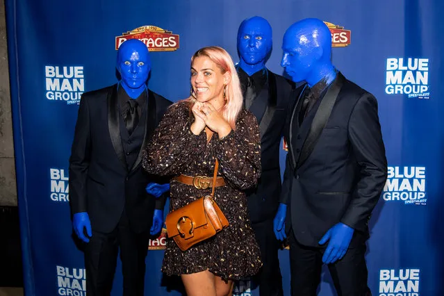 Busy Philipps attends the LA Premiere of “Blue Man Group” at the Pantages Theatre on September 26, 2019 in Hollywood, California. (Photo by Timothy Norris/Getty Images)