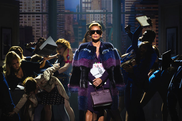 Vanessa Williams takes part in a rehearsal for The Devil Wears Prada: A New Musical in this undated handout image in London, Britain on December 3, 2024. (Photo by Matt Crockett/Reuters)