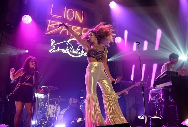 Lion Babe performs during the Red Bull Studios Future Underground second night at Collins Music Hall on September 10, 2015 in London, England. (Photo by Samir Hussein/Getty Images for Red Bull)