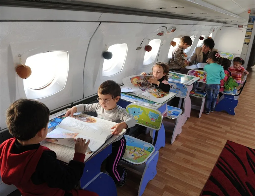 Aeroplane Turned Into Kindergarten 