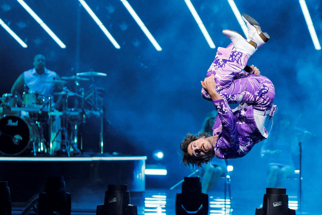 Benson James Boone performs during the 2025 American Music Awards, in Las Vegas, Nevada, U.S., May 26, 2025. (Photo by Mario Anzuoni/Reuters)