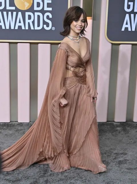 US actress Jenna Ortega arrives for the 80th annual Golden Globe Awards at The Beverly Hilton hotel in Beverly Hills, California, on January 10, 2023. (Photo by Frederic J. Brown/AFP Photo)