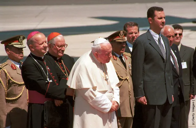 Pope John Paul II,Bashar Assad