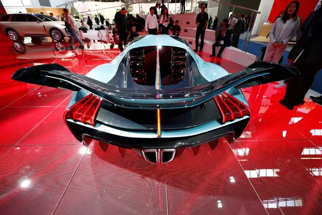 The “Hongqi S9” is displayed at the 2019 Frankfurt Motor Show (IAA) in Frankfurt, Germany on September 10, 2019. (Photo by Wolfgang Rattay/Reuters)