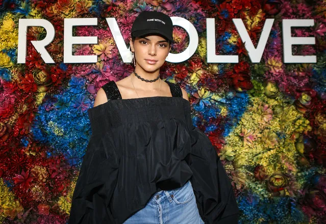 Kendall Jenner attends the REVOLVE Desert House during Coachella on April 16, 2017 in Palm Springs, California. on April 16, 2017 in Palm Springs, California. (Photo by Thaddaeus McAdams/WireImage)