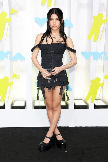 American radio and TV personality and television host Nessa attends the 2022 MTV VMAs at Prudential Center on August 28, 2022 in Newark, New Jersey. (Photo by Arturo Holmes/FilmMagic)