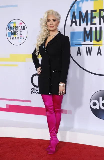 Erika Jayne attends the 2017 American Music Awards at Microsoft Theater on November 19, 2017 in Los Angeles, California. (Photo by Danny Moloshok/Reuters)