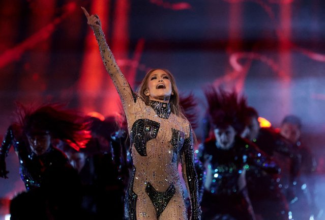 Jennifer Lopez performs during the 2025 American Music Awards, in Las Vegas, Nevada, U.S., May 26, 2025. (Photo by Mario Anzuoni/Reuters)