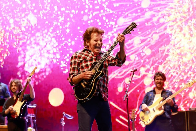 Tyler Fogerty and John Fogerty perform onstage during the 2025 iHeartRadio Music Festival at T-Mobile Arena on September 20, 2025 in Las Vegas, Nevada. (Photo by Kevin Mazur/Getty Images for iHeartRadio)