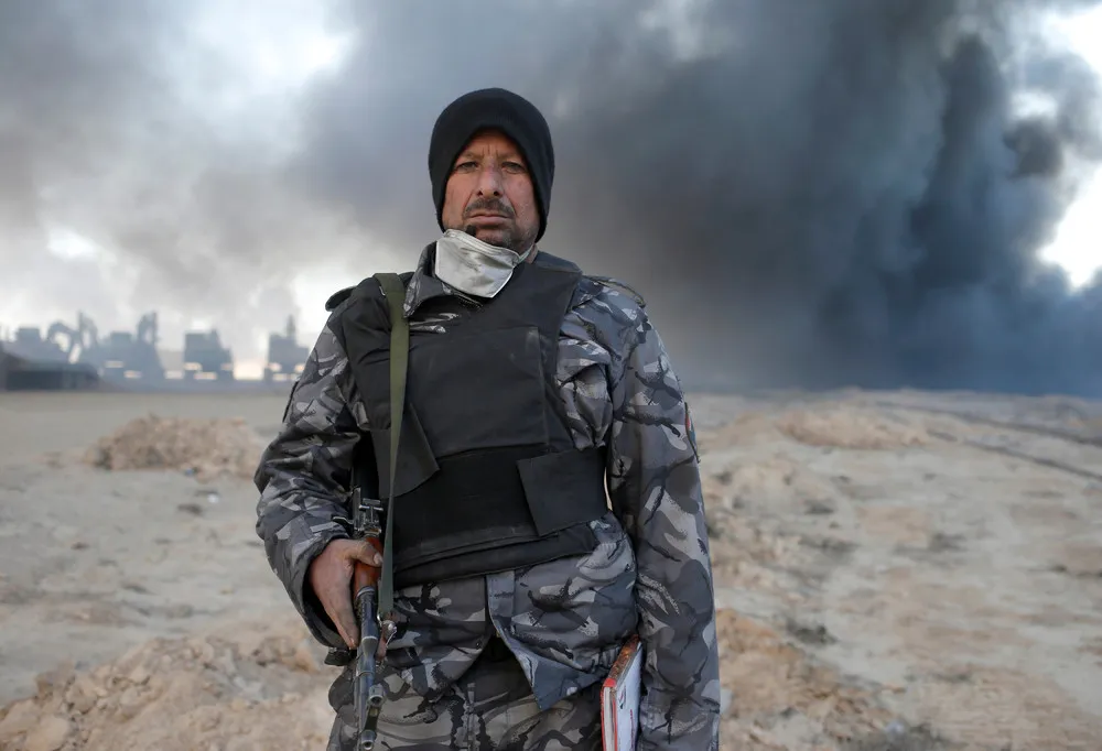 Burning Oilfields of Mosul