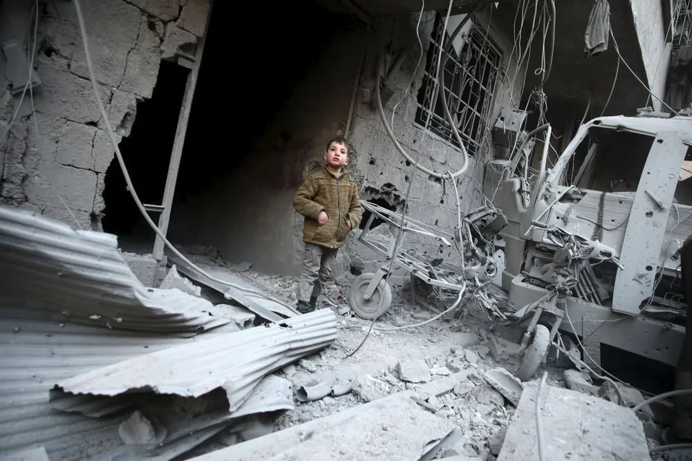Airstrikes in the Town of Douma