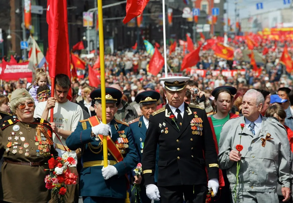 Moscow's Annual Victory Parade In Red Square 2005-2009