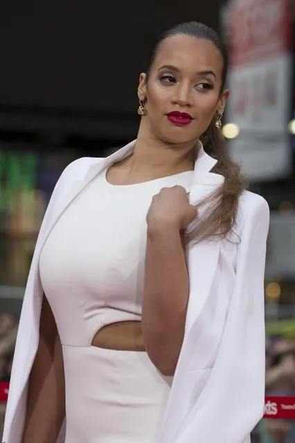 Actress Dascha Polanco poses on the red carpet for a screening of the film “Mission Impossible: Rogue Nation” in New York July 27, 2015. (Photo by Brendan McDermid/Reuters)
