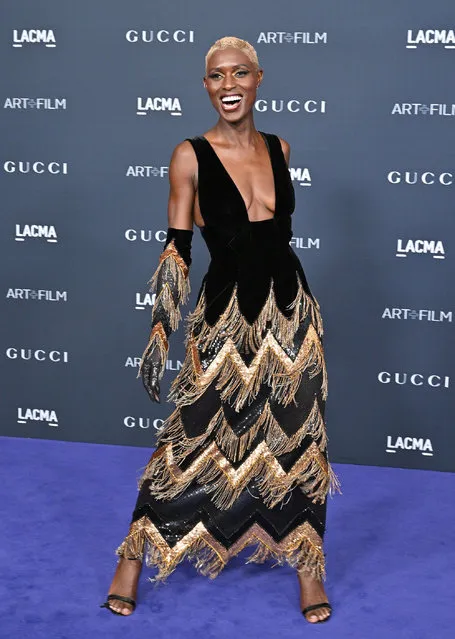 British actress and model Jodie Turner-Smith attends the 11th Annual LACMA Art + Film Gala at Los Angeles County Museum of Art on November 05, 2022 in Los Angeles, California. (Photo by Axelle/Bauer-Griffin/FilmMagic)